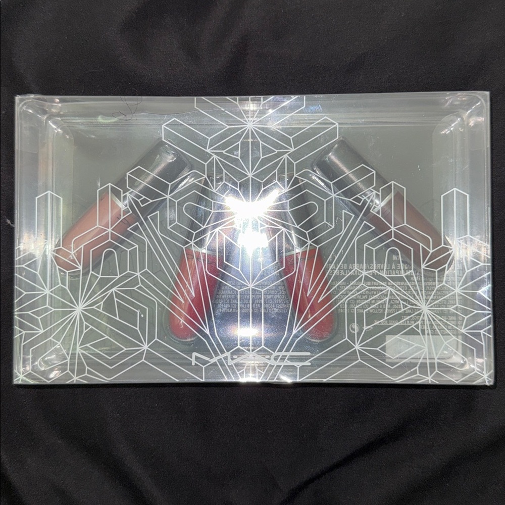 MAC Lipstick Set with Geometric Packaging